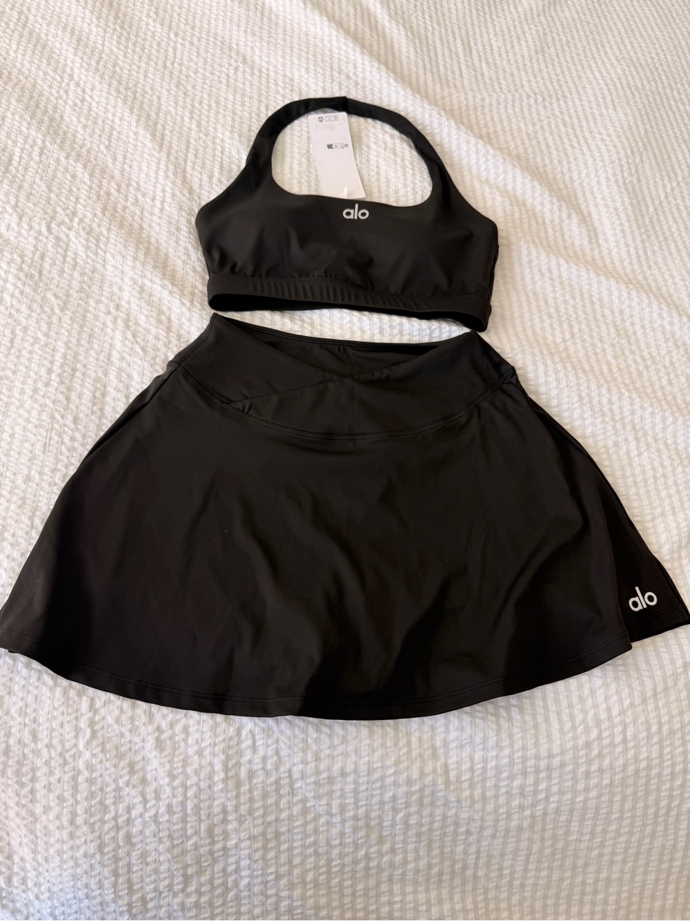 ALO Yoga Black Mini Skirt